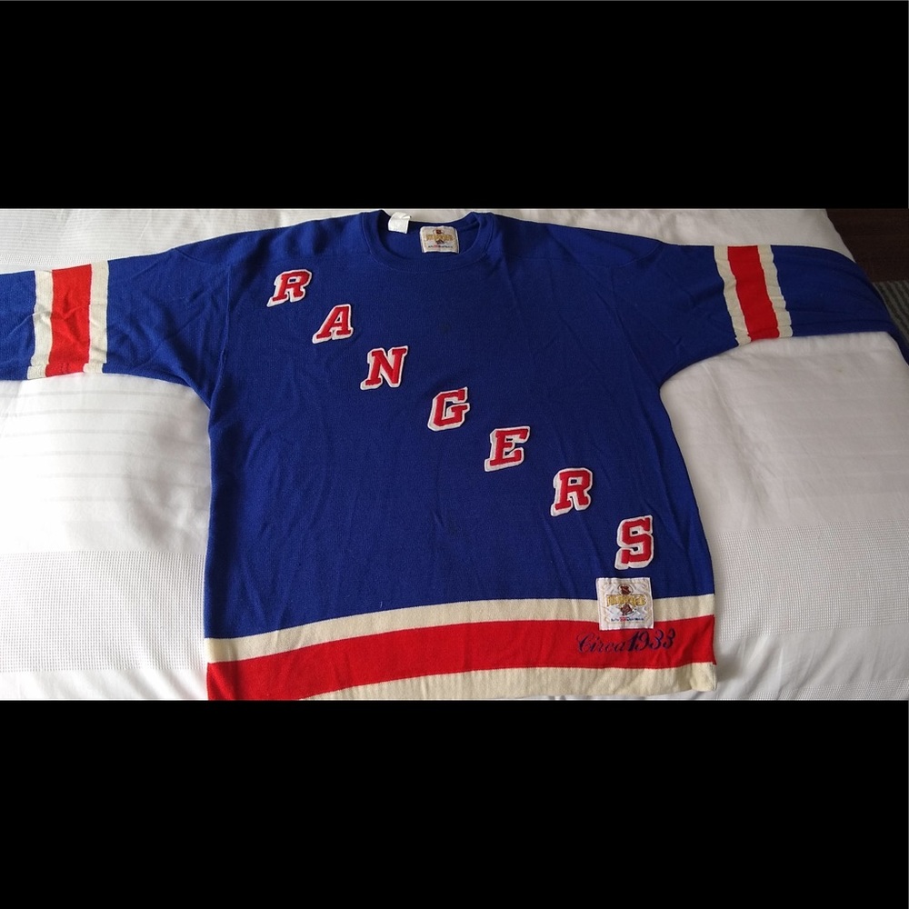 Circa 1933 New York Rangers CCM Heritage Sweater